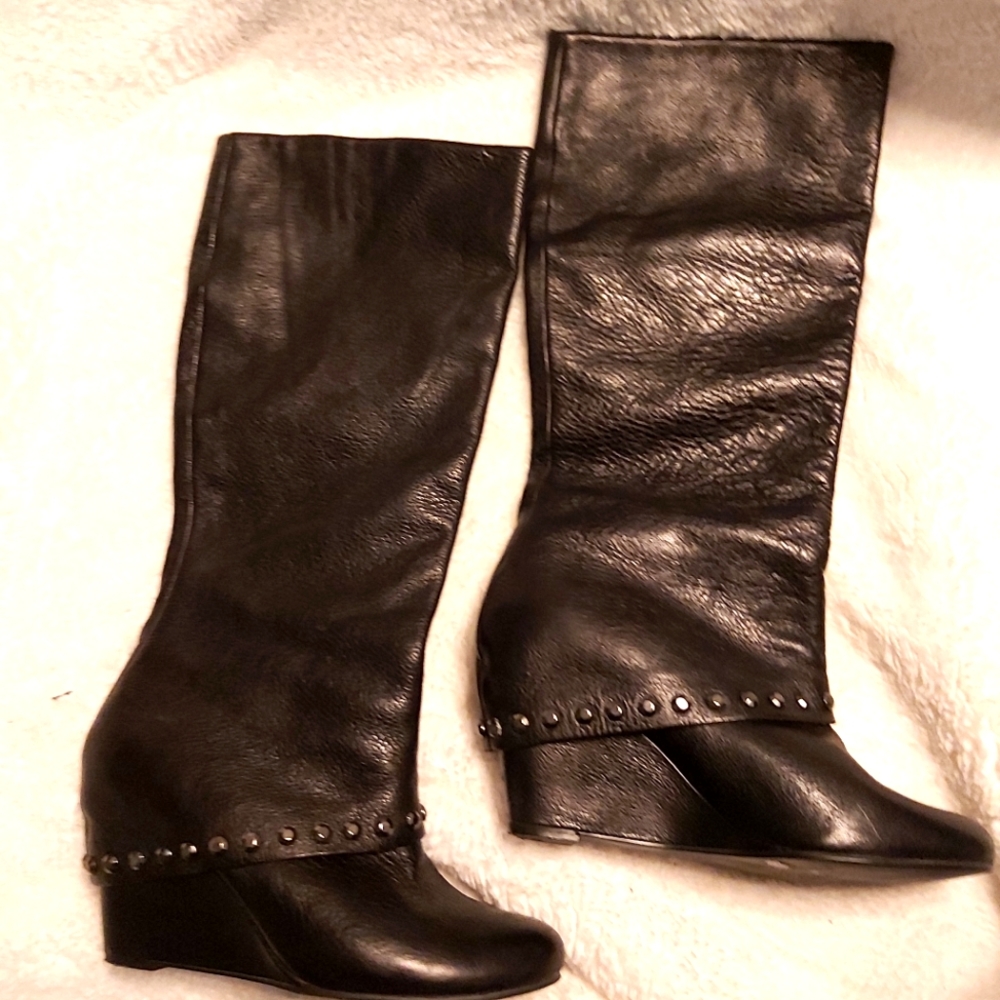 BCBGeneration Walla wedge studded high boots